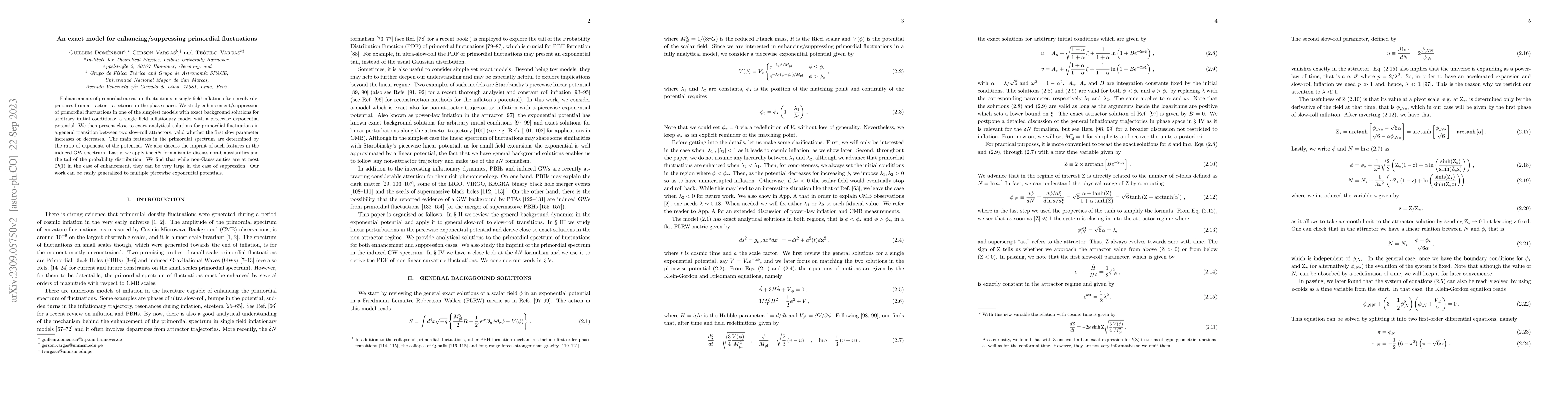 Thumbnail for An exact model for enhancing/suppressing primordial fluctuations