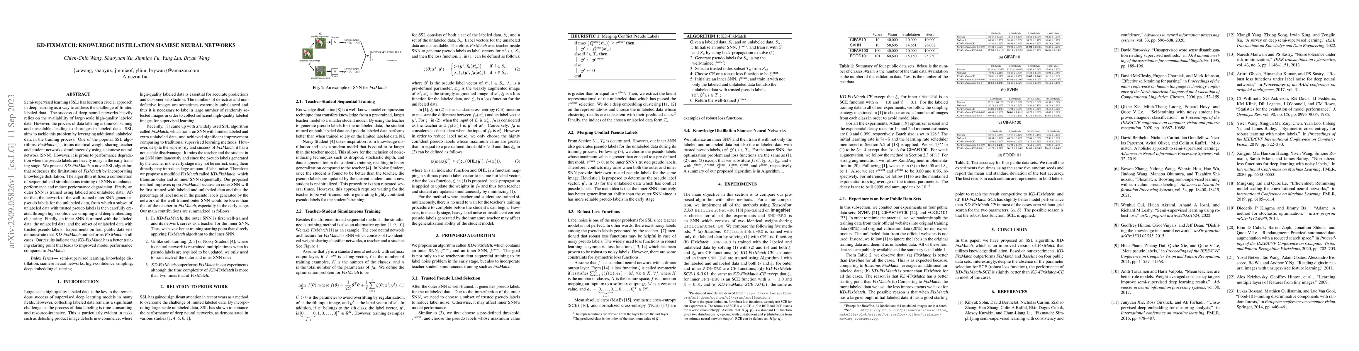 Thumbnail for KD-FixMatch: Knowledge Distillation Siamese Neural Networks