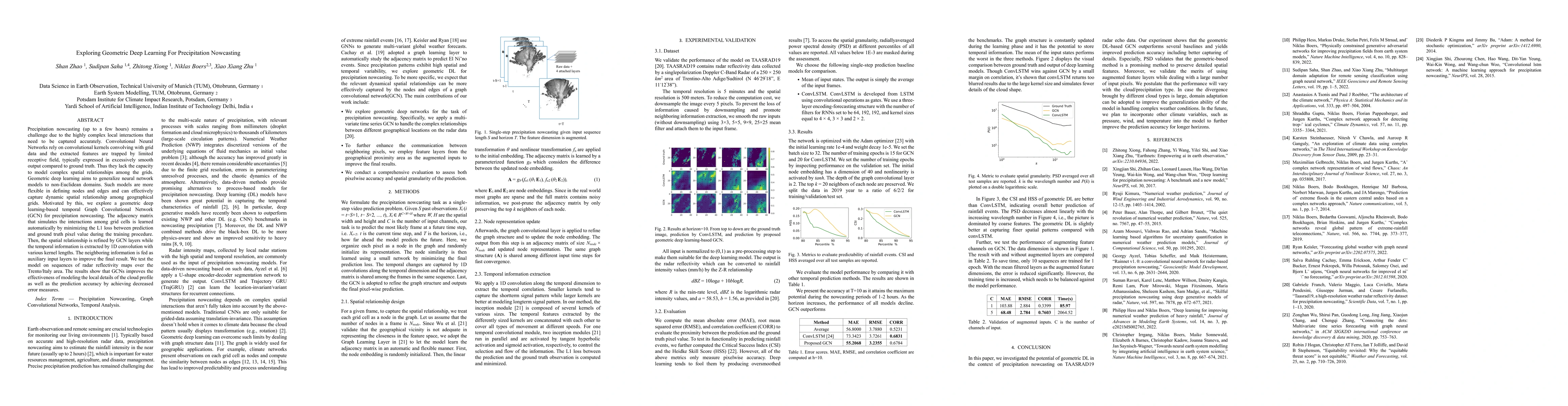 Thumbnail for Exploring Geometric Deep Learning For Precipitation Nowcasting
