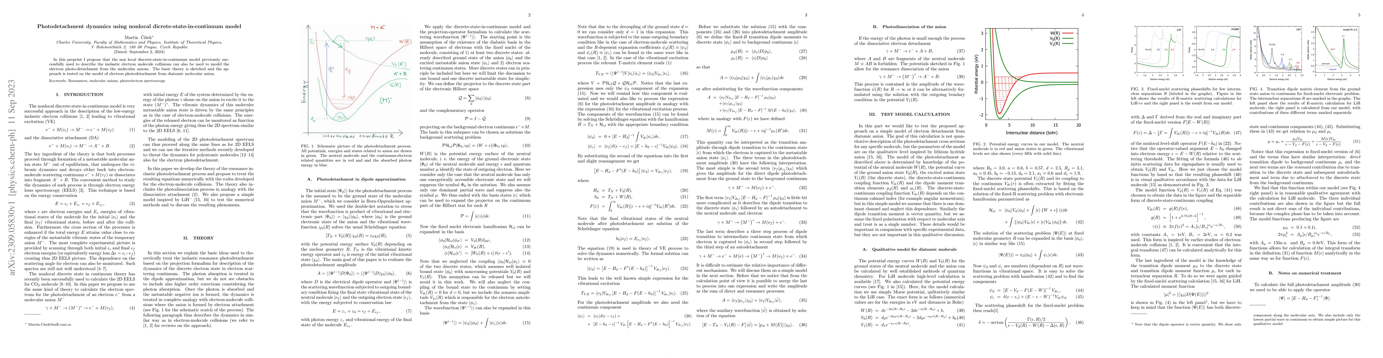 Thumbnail for Photodetachment dynamics using nonlocal dicrete-state-in-continuum model