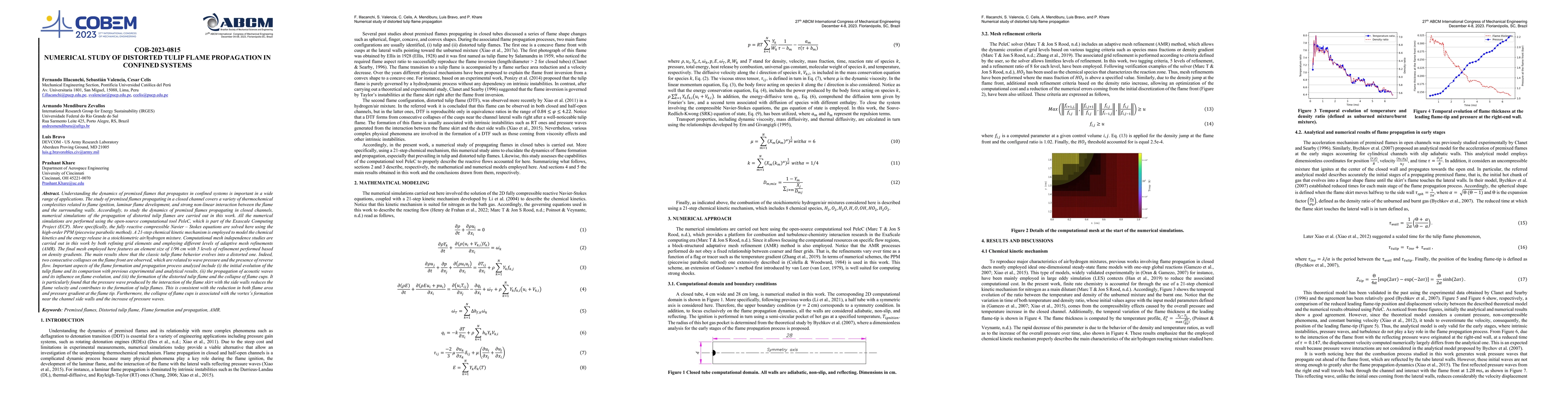 Thumbnail for Numerical Study of Distorted Tulip Flame Propagation in Confined Systems