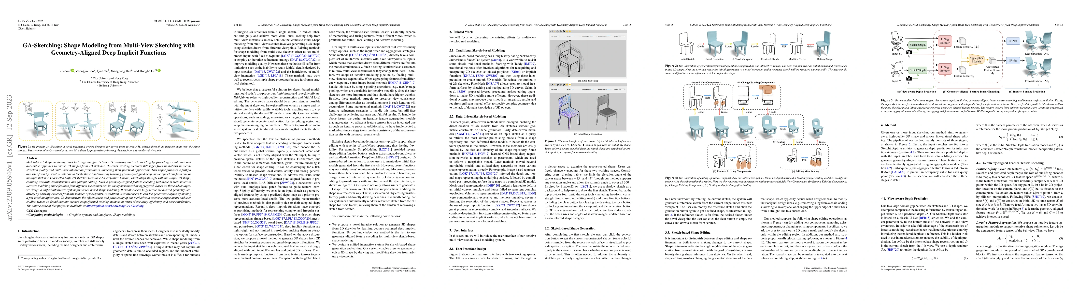 Thumbnail for GA-Sketching: Shape Modeling from Multi-View Sketching with
  Geometry-Aligned Deep Implicit Functions