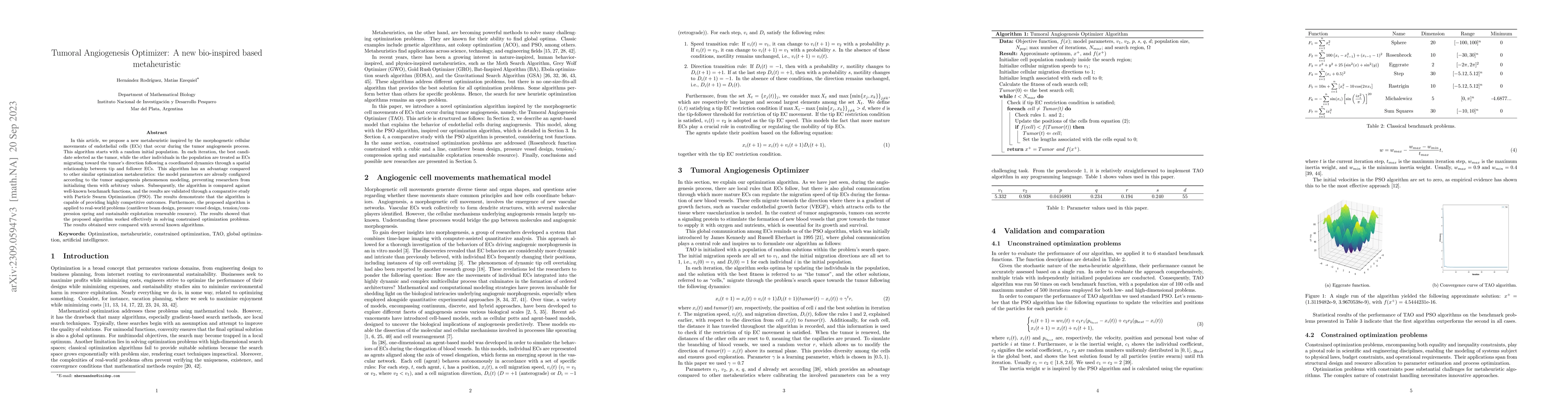 Thumbnail for Tumoral Angiogenic Optimizer: A new bio-inspired based metaheuristic