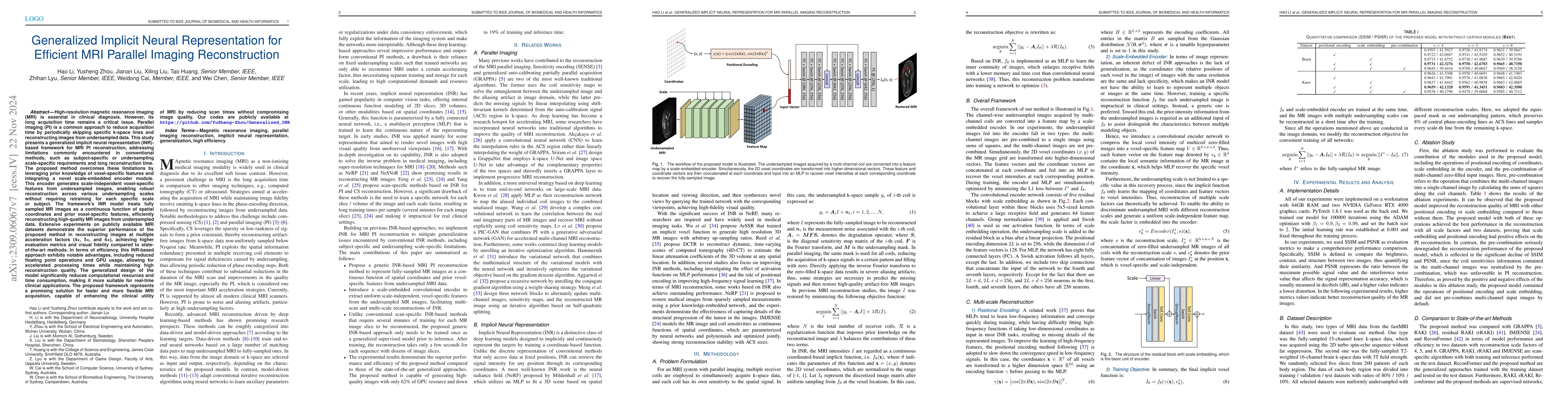 Thumbnail for Implicit Neural Representation for MRI Parallel Imaging Reconstruction