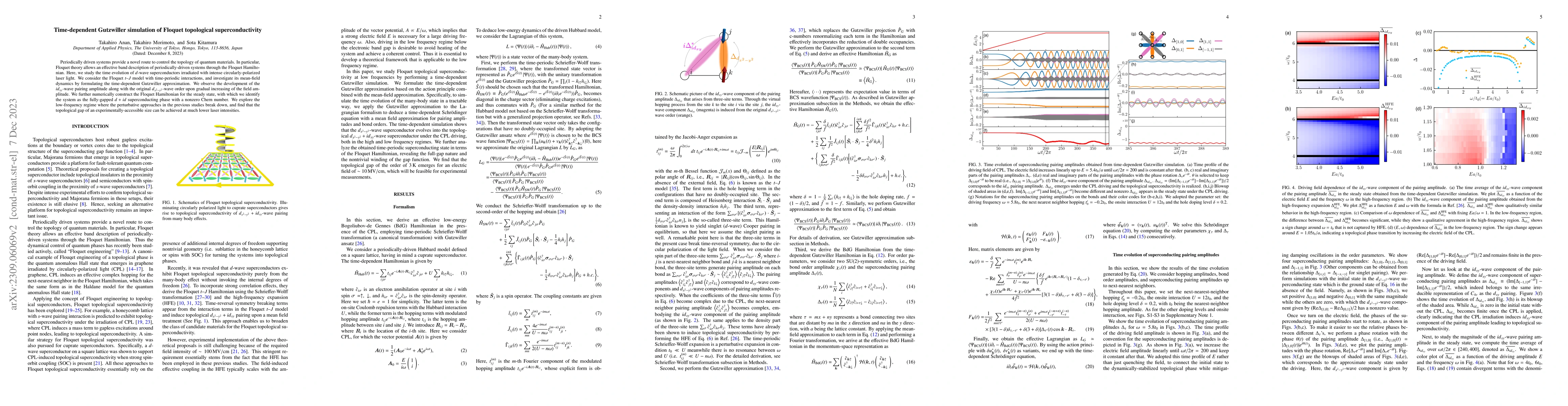 Thumbnail for Time-dependent Gutzwiller simulation of Floquet topological
  superconductivity