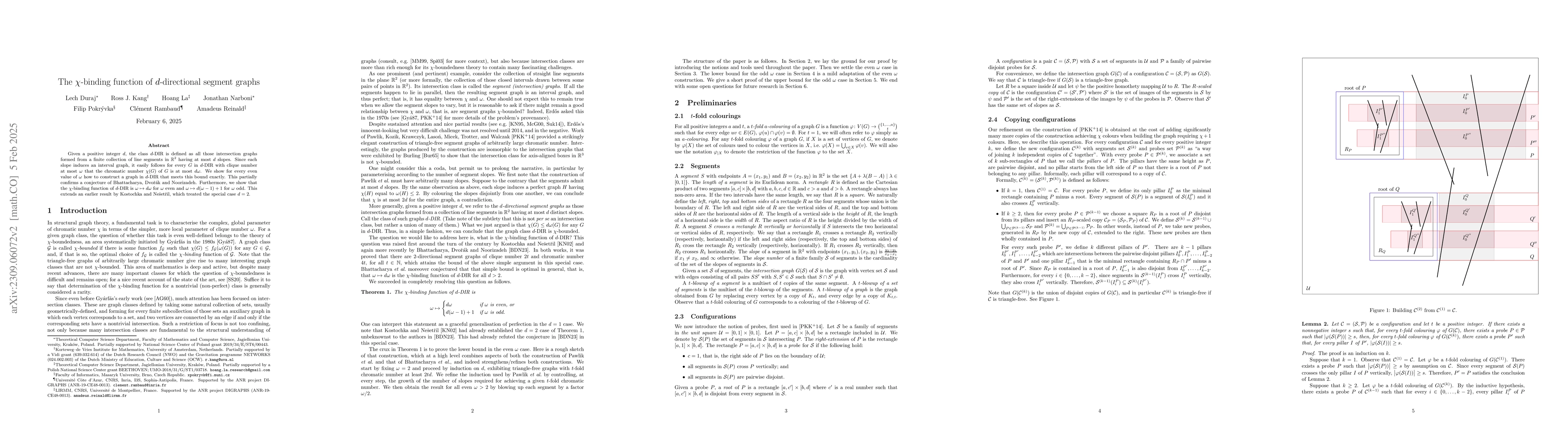 Thumbnail for The $\chi$-binding function of $d$-directional segment graphs
