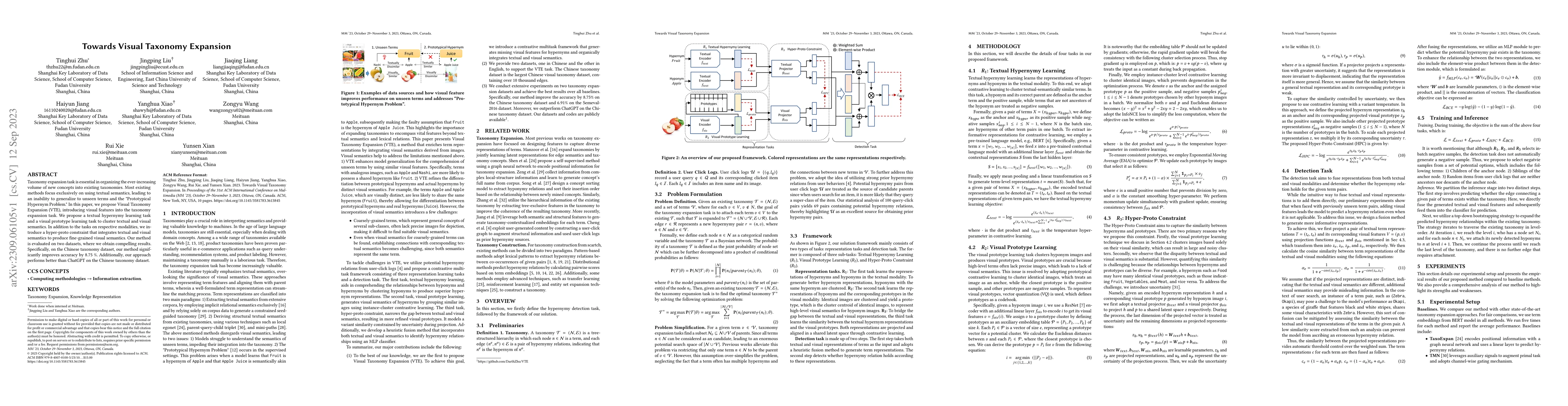 Thumbnail for Towards Visual Taxonomy Expansion
