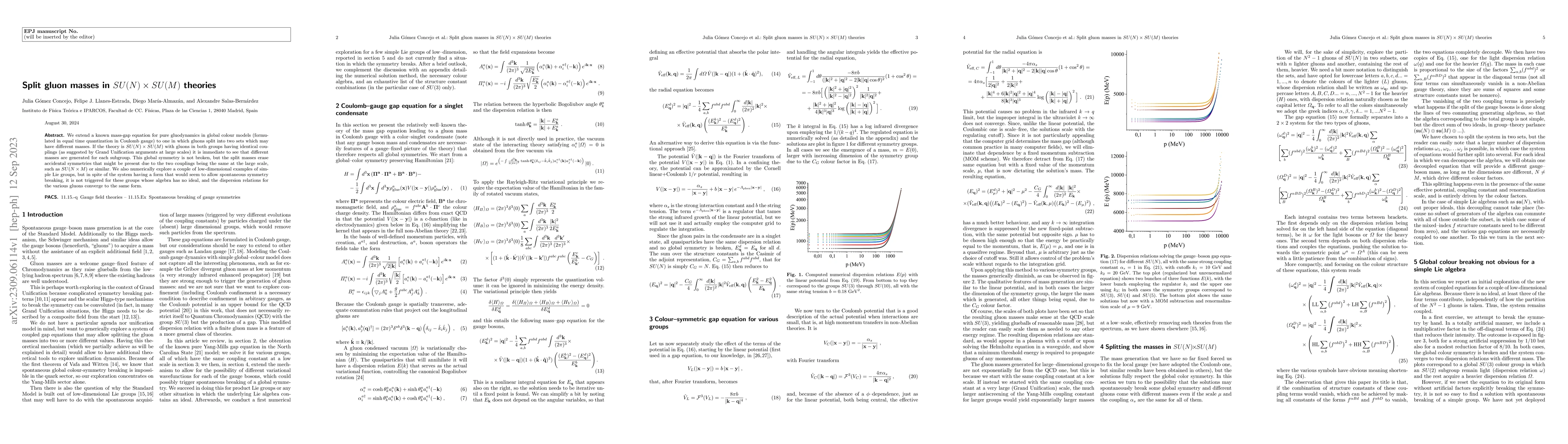 Thumbnail for Split gluon masses in $SU(N)\times SU(M)$ theories