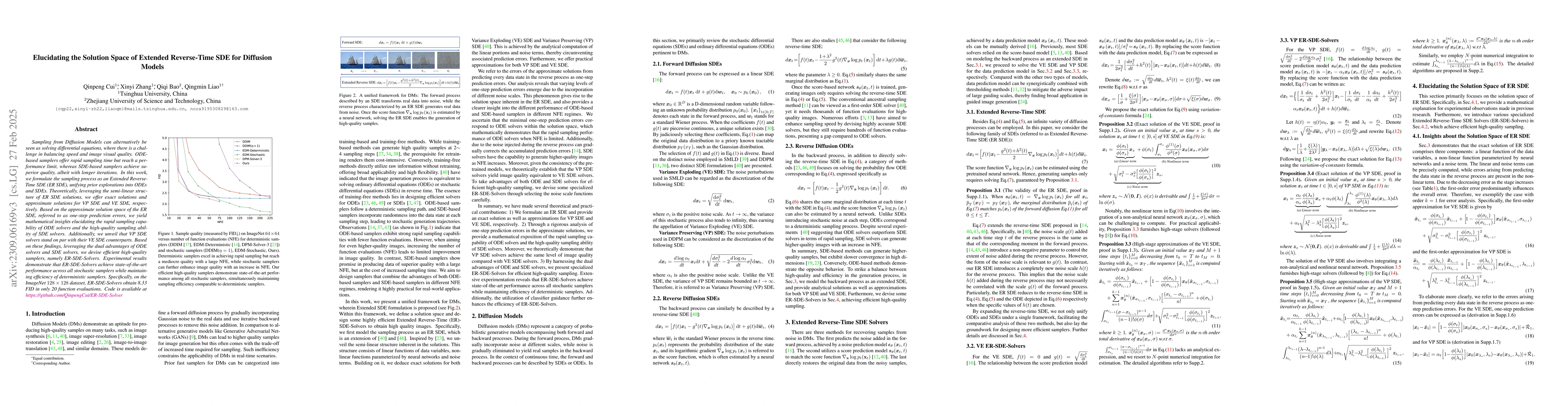 Thumbnail for Elucidating the solution space of extended reverse-time SDE for
  diffusion models