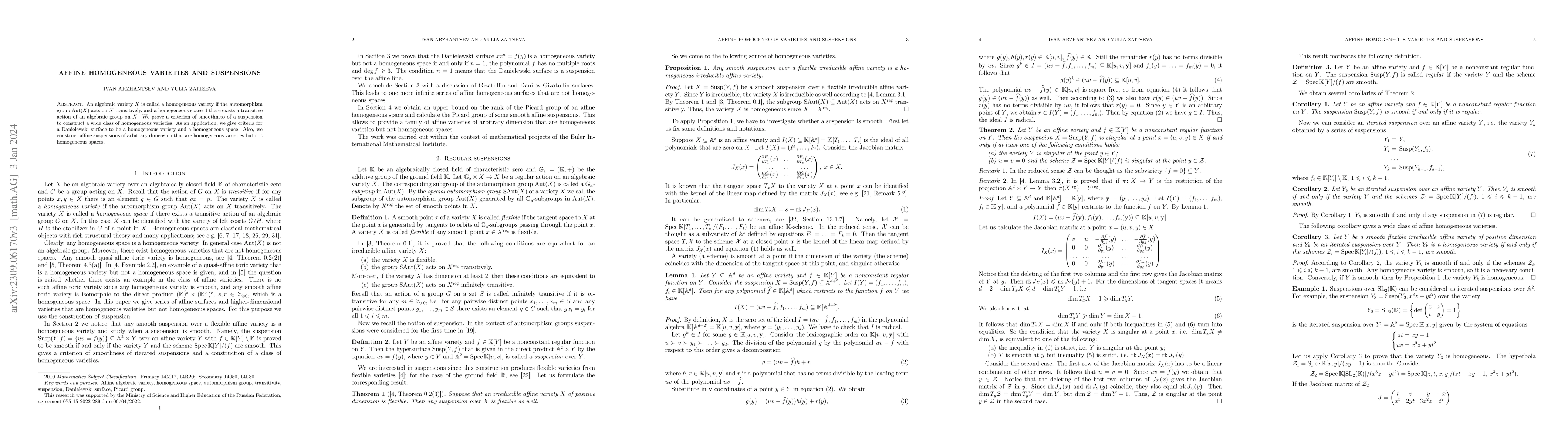Thumbnail for Affine homogeneous varieties and suspensions