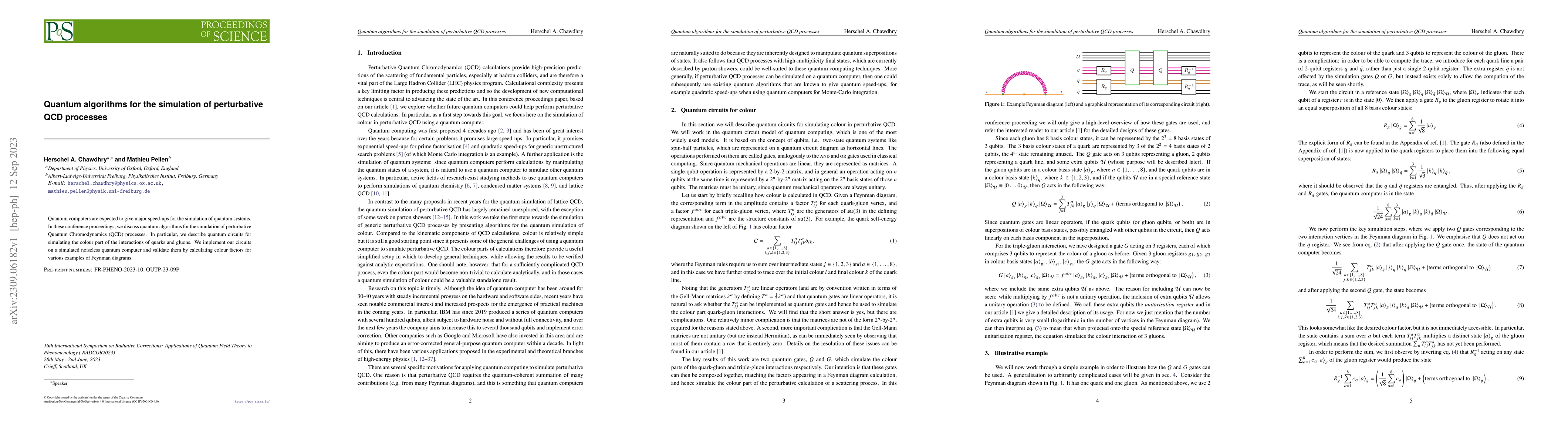 Thumbnail for Quantum algorithms for the simulation of perturbative QCD processes