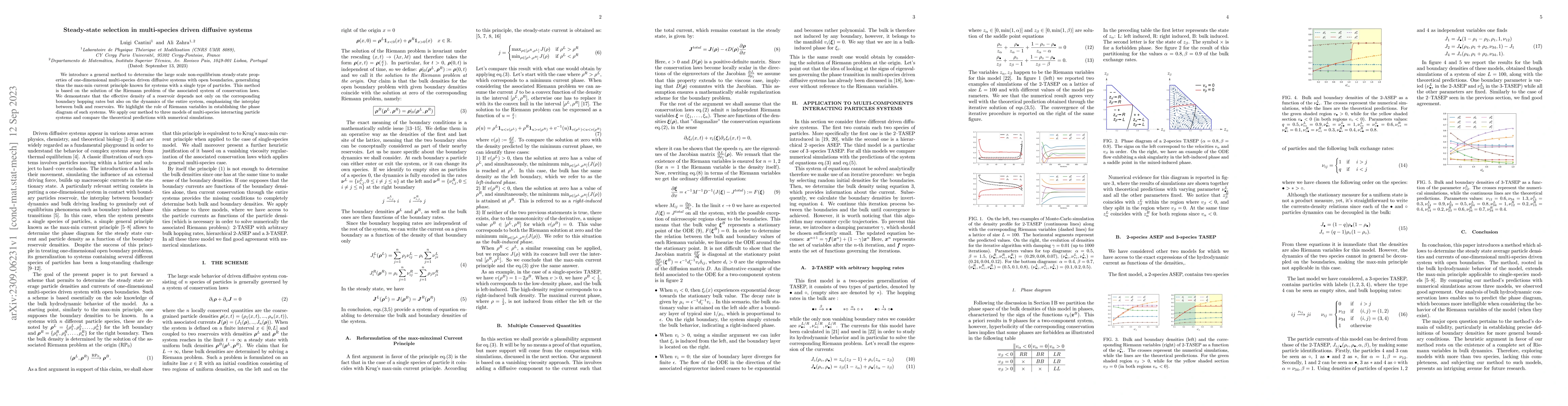 Thumbnail for Steady-state selection in multi-species driven diffusive systems