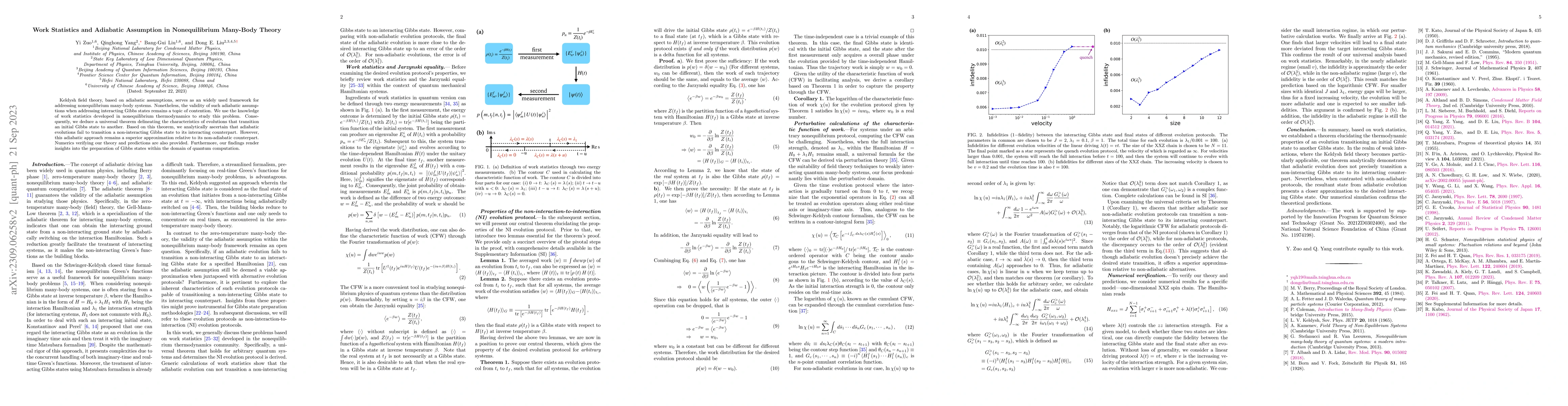 Thumbnail for Work Statistics and Adiabatic Assumption in Nonequilibrium Many-Body
  Theory