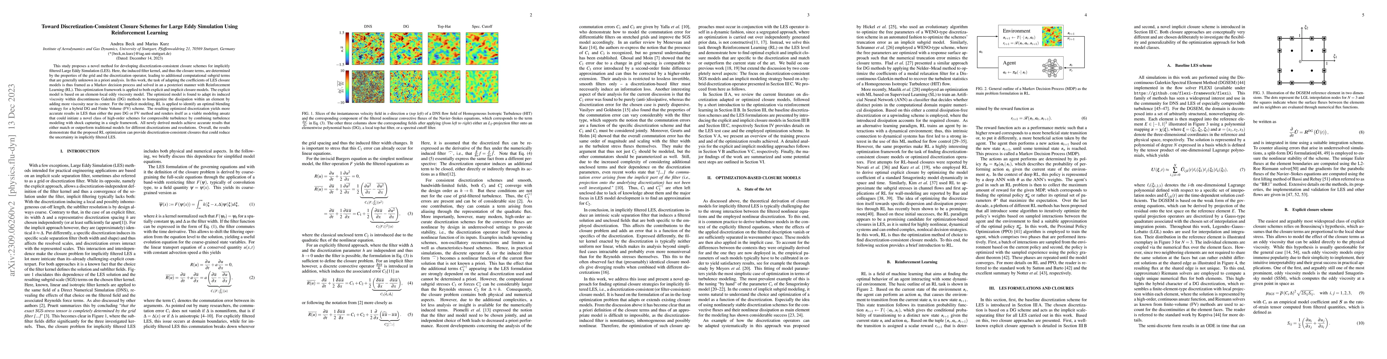 Thumbnail for Toward Discretization-Consistent Closure Schemes for Large Eddy
  Simulation Using Reinforcement Learning