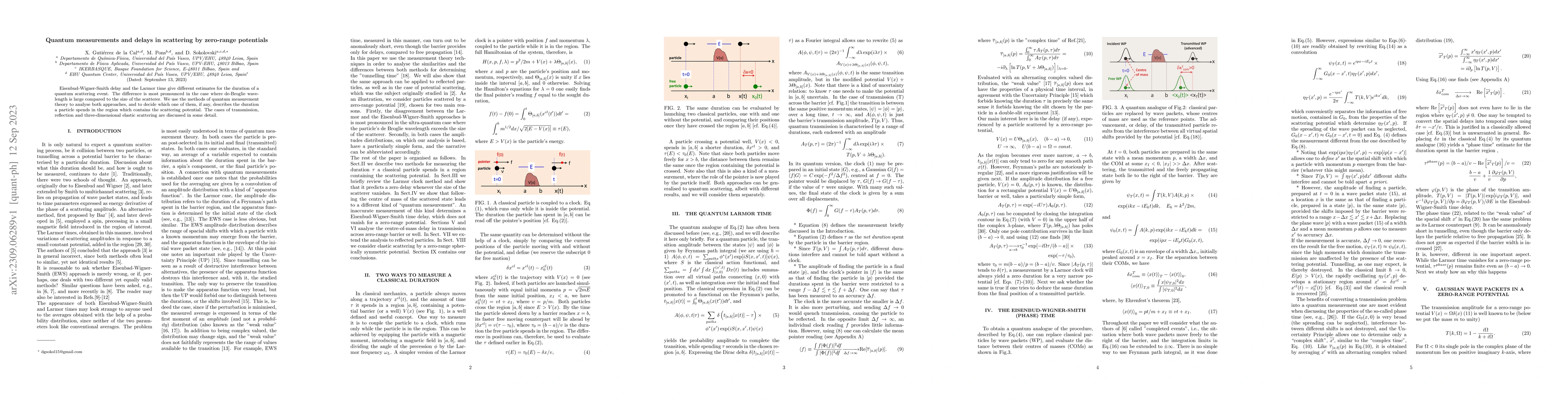 Thumbnail for Quantum measurements and delays in scattering by zero-range potentials
