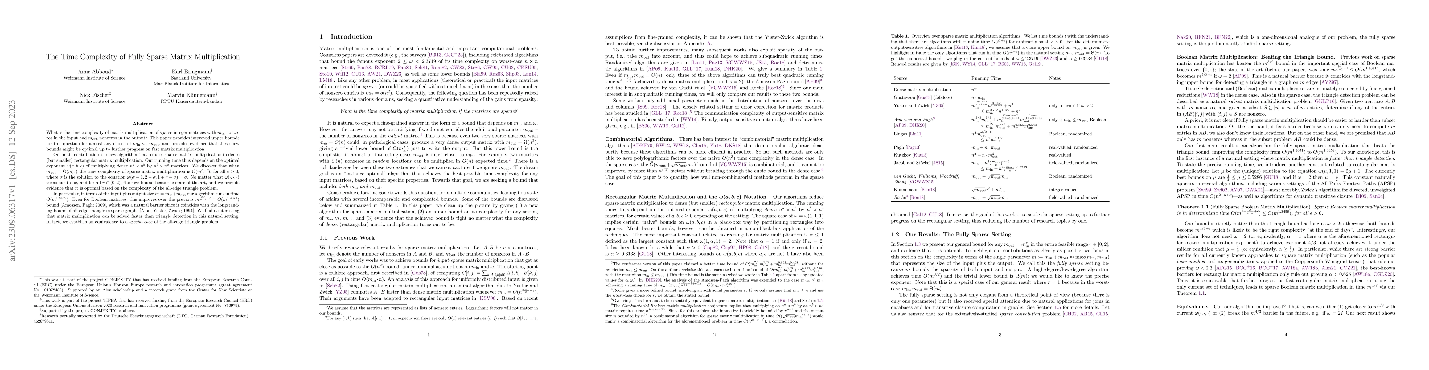 Thumbnail for The Time Complexity of Fully Sparse Matrix Multiplication
