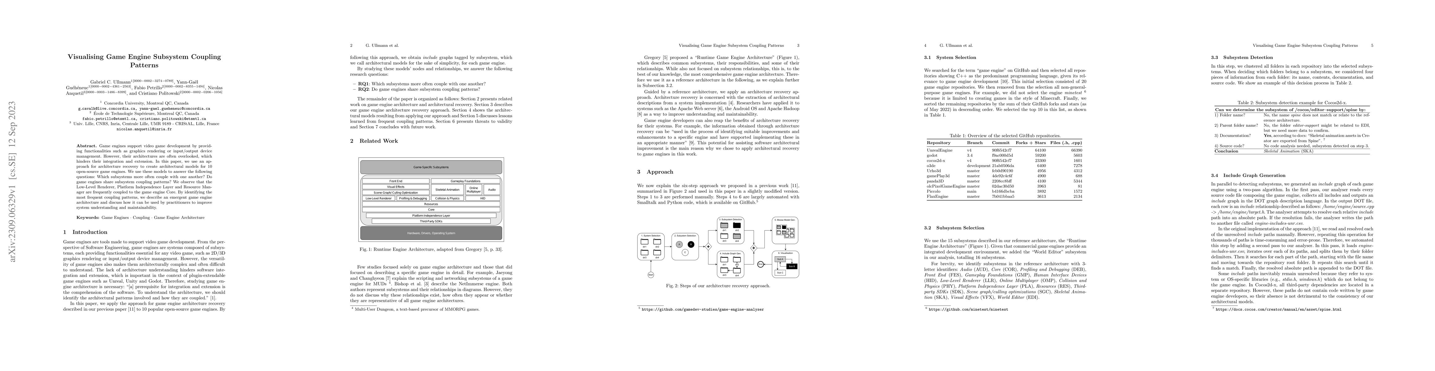 Thumbnail for Visualising Game Engine Subsystem Coupling