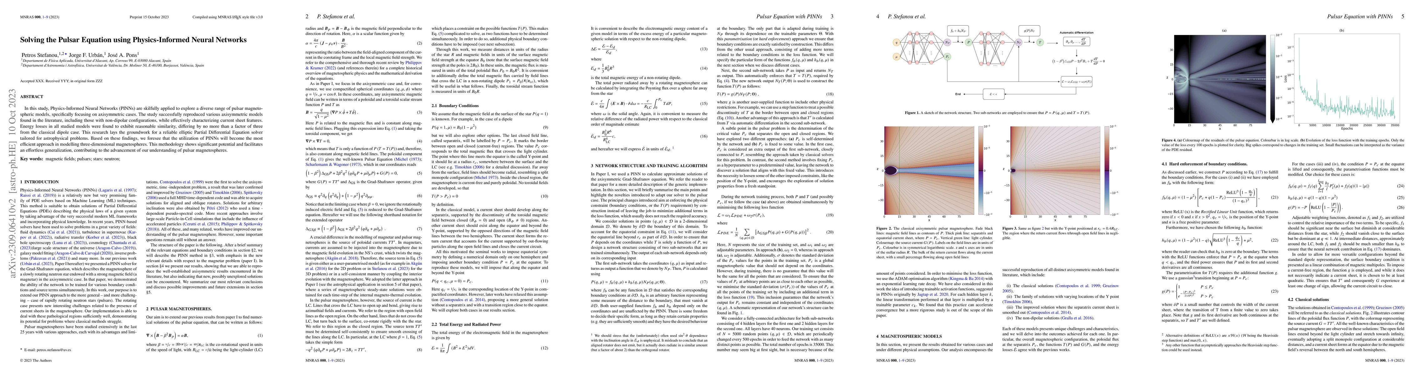 Thumbnail for Solving the Pulsar Equation using Physics-Informed Neural Networks