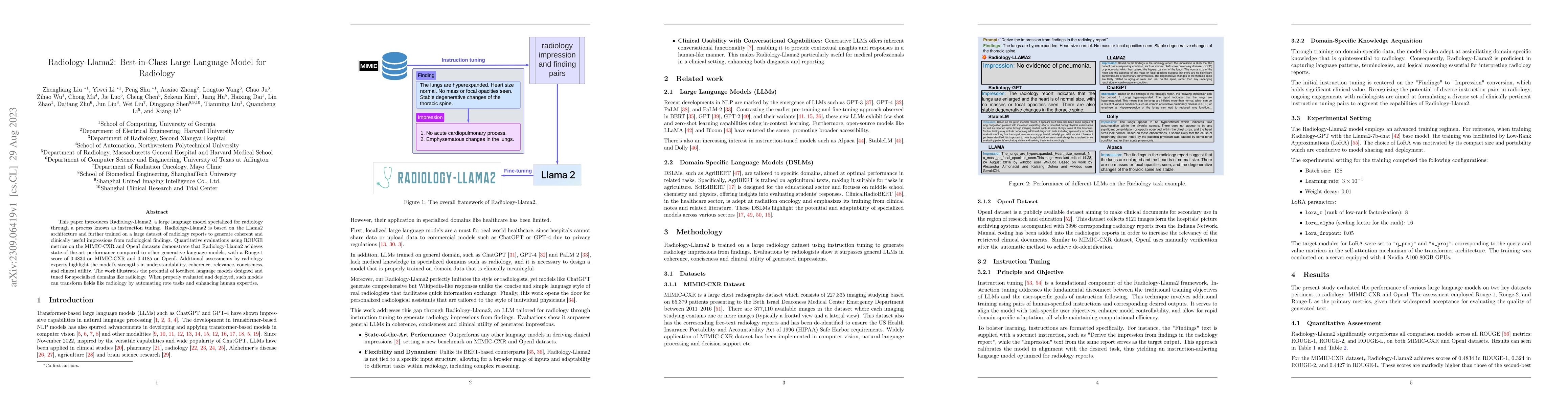 Thumbnail for Radiology-Llama2: Best-in-Class Large Language Model for Radiology