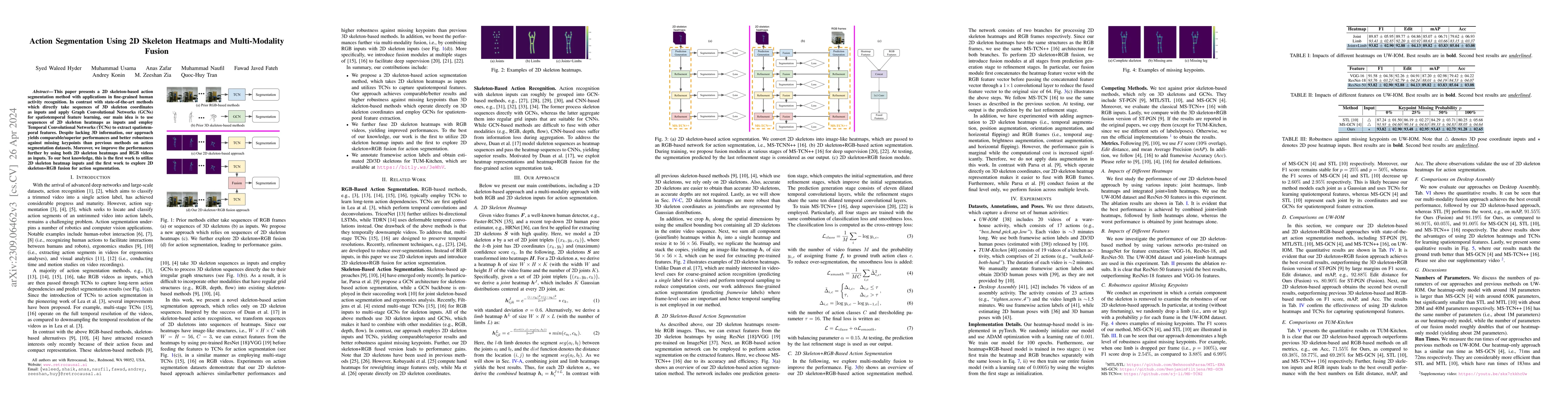 Thumbnail for Action Segmentation Using 2D Skeleton Heatmaps and Multi-Modality Fusion