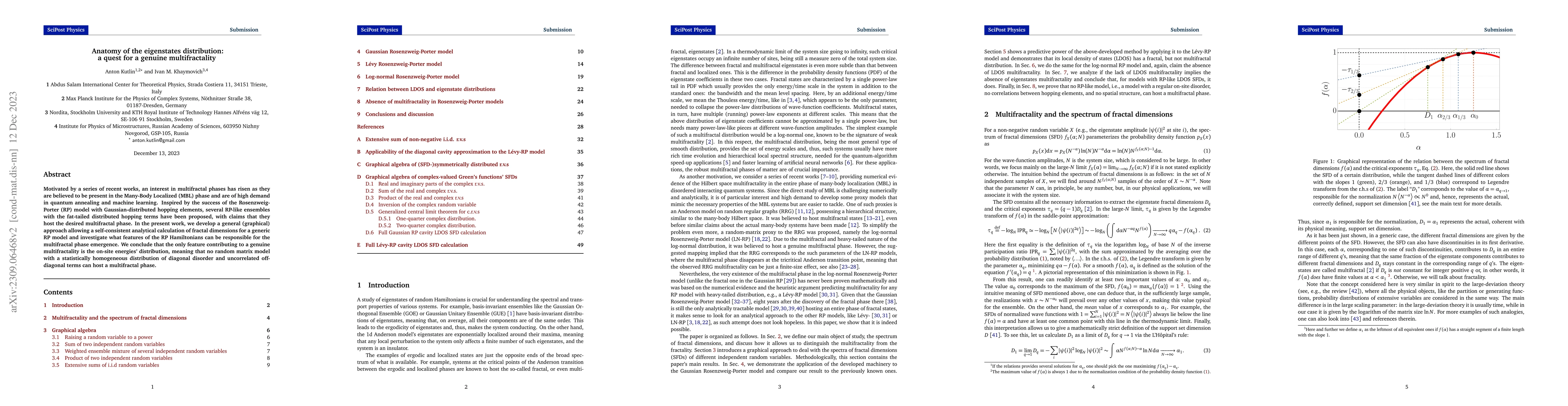 Thumbnail for Anatomy of the eigenstates distribution: a quest for a genuine
  multifractality