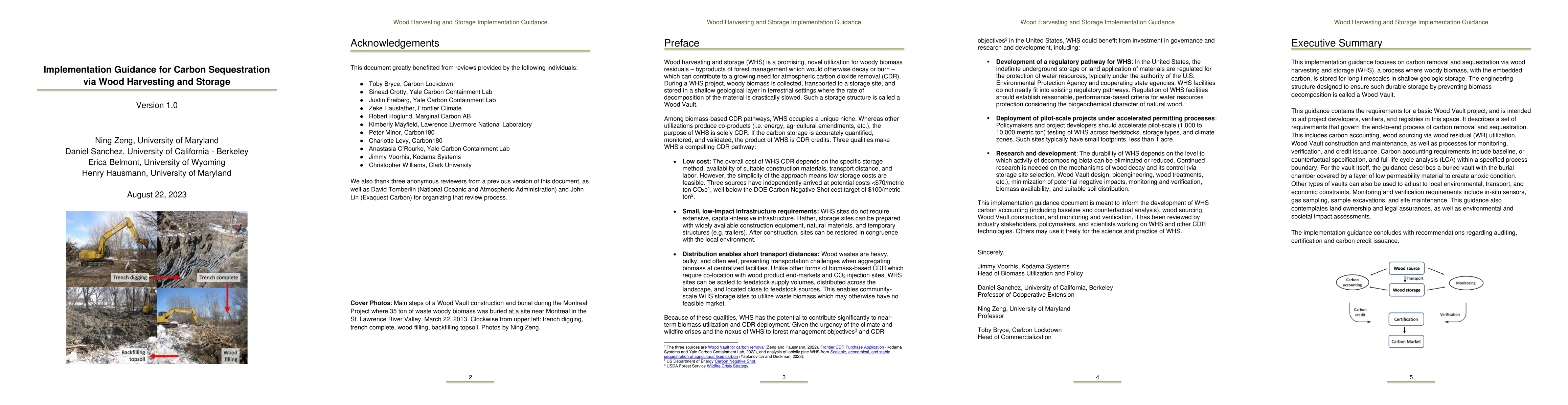 Thumbnail for Implementation Guidance for Wood Harvesting and Storage