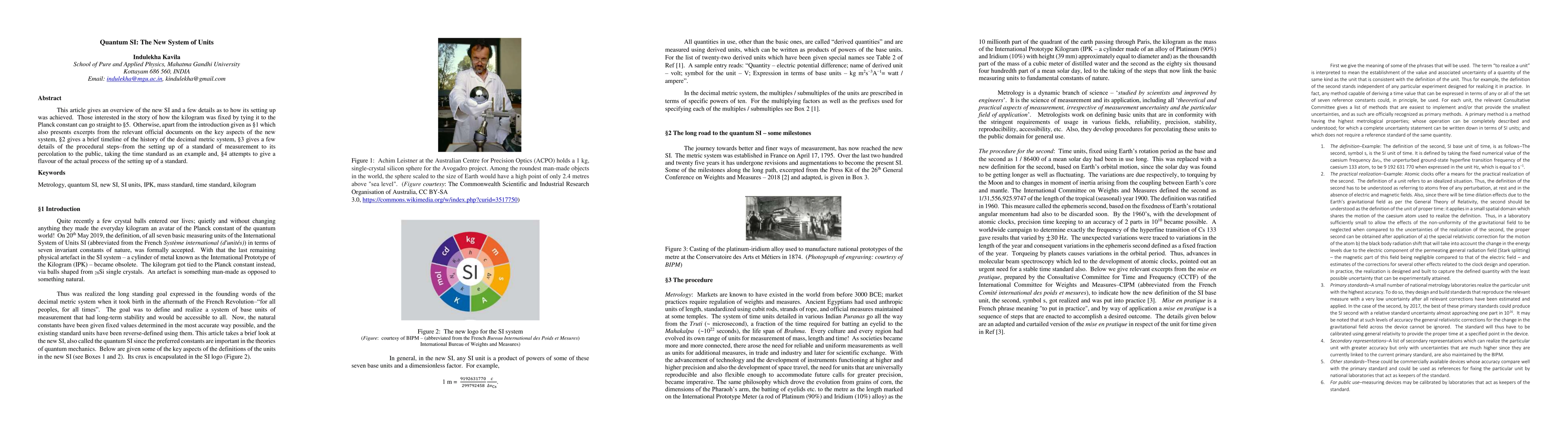 Thumbnail for Quantum SI: The New System of Units