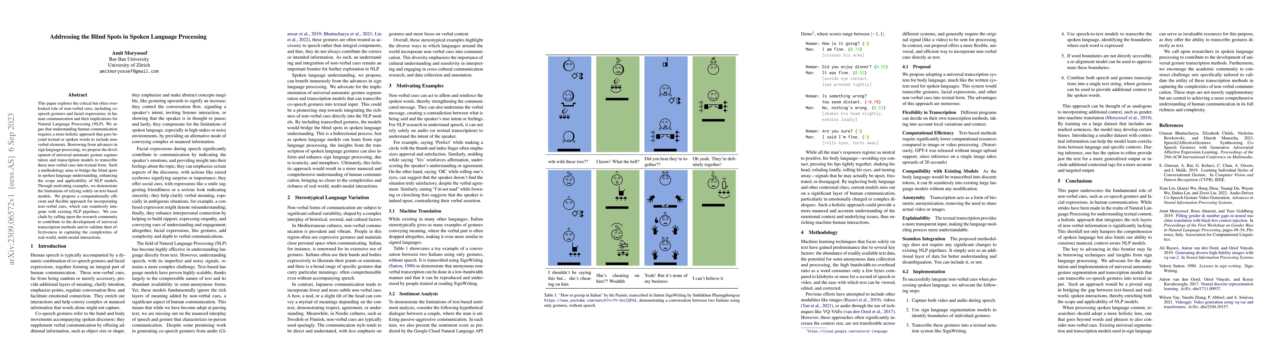 Thumbnail for Addressing the Blind Spots in Spoken Language Processing