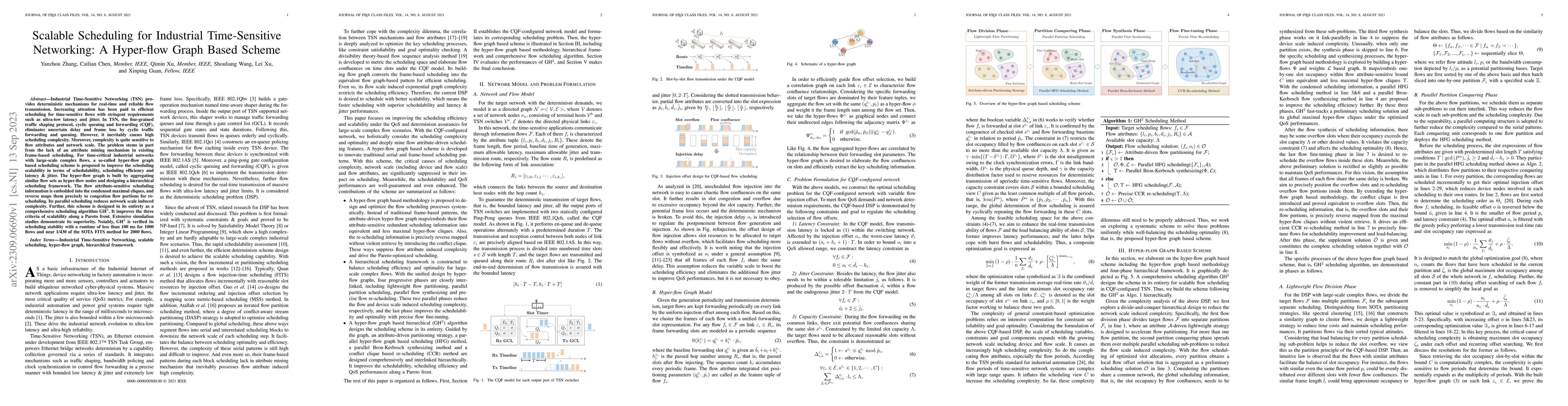 Thumbnail for Scalable Scheduling for Industrial Time-Sensitive Networking: A
  Hyper-flow Graph Based Scheme