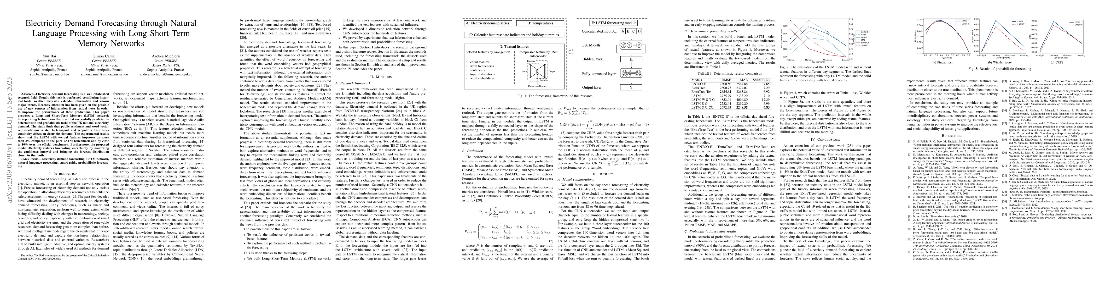 Thumbnail for Electricity Demand Forecasting through Natural Language Processing with
  Long Short-Term Memory Networks