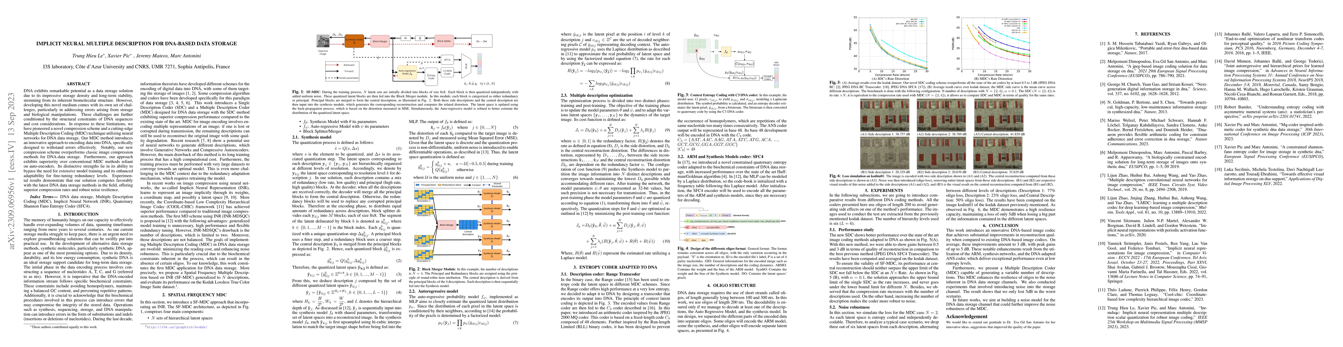 Thumbnail for Implicit Neural Multiple Description for DNA-based data storage