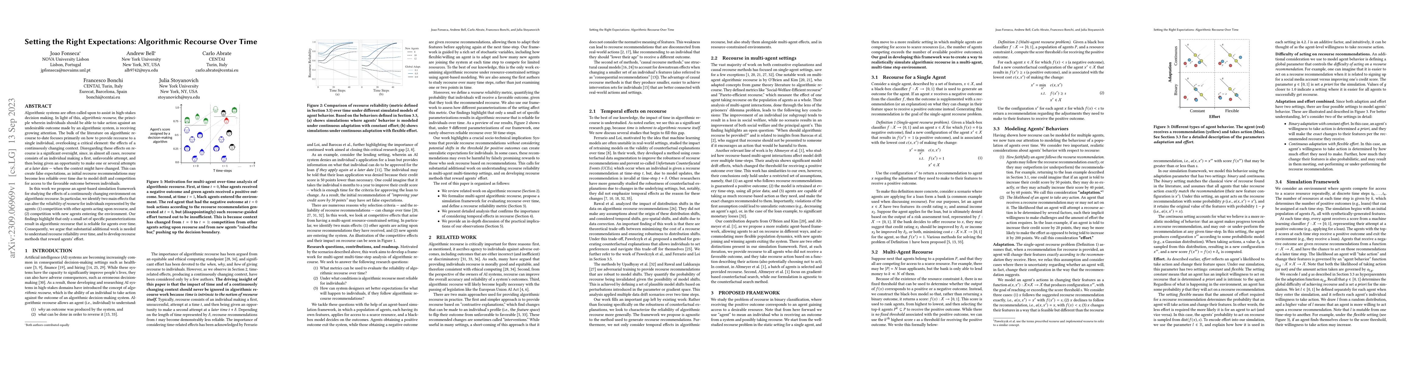 Thumbnail for Setting the Right Expectations: Algorithmic Recourse Over Time