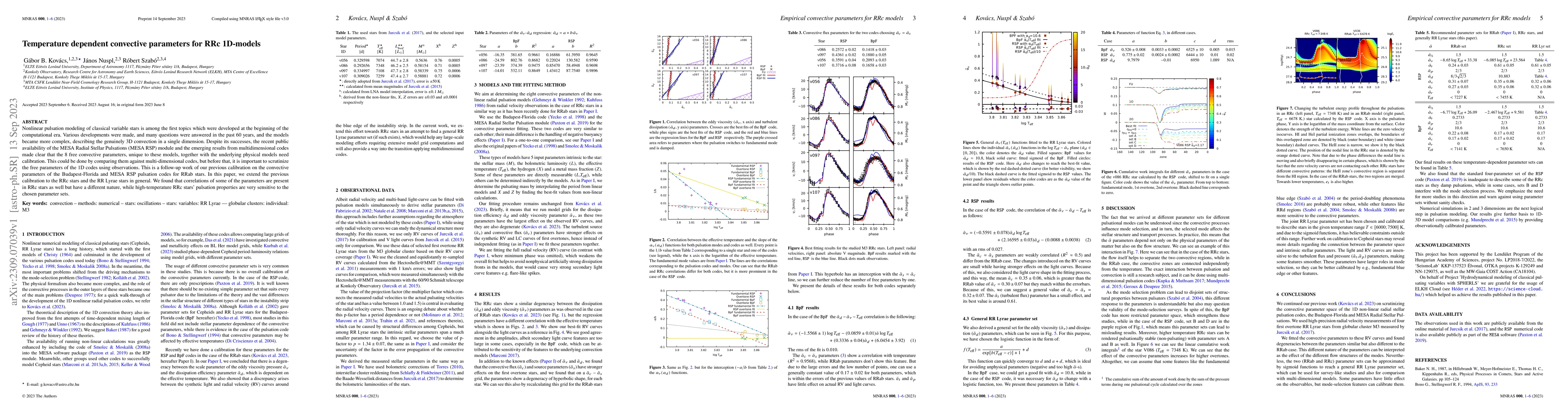 Thumbnail for Temperature dependent convective parameters for RRc 1D-models
