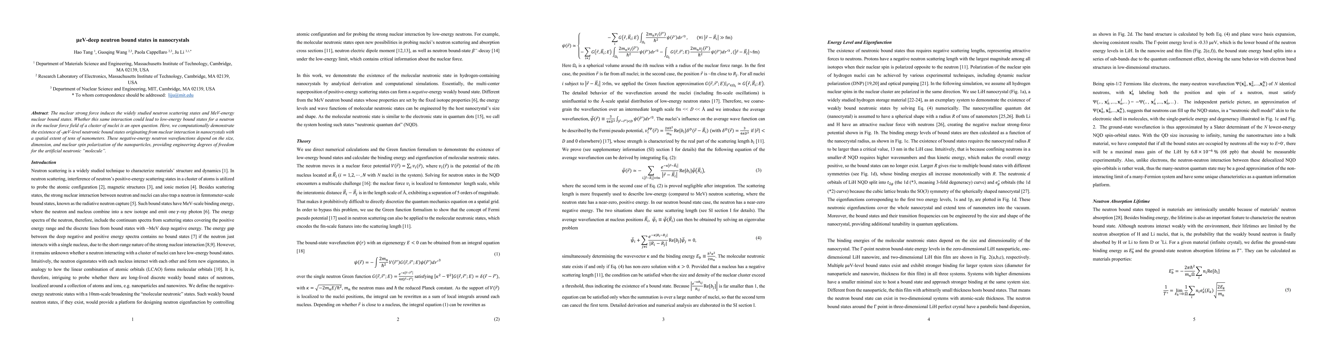 Thumbnail for $\mu$eV-deep neutron bound states in nanocrystals