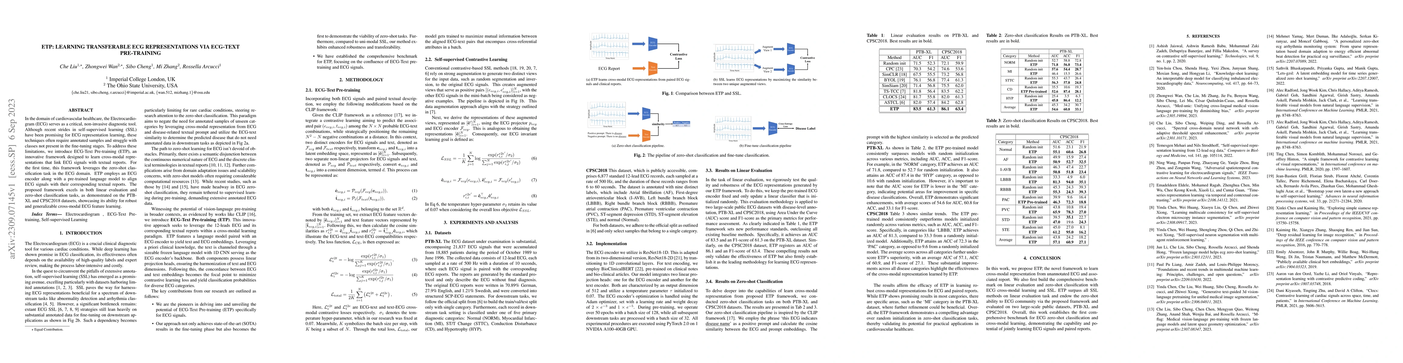 Thumbnail for ETP: Learning Transferable ECG Representations via ECG-Text Pre-training