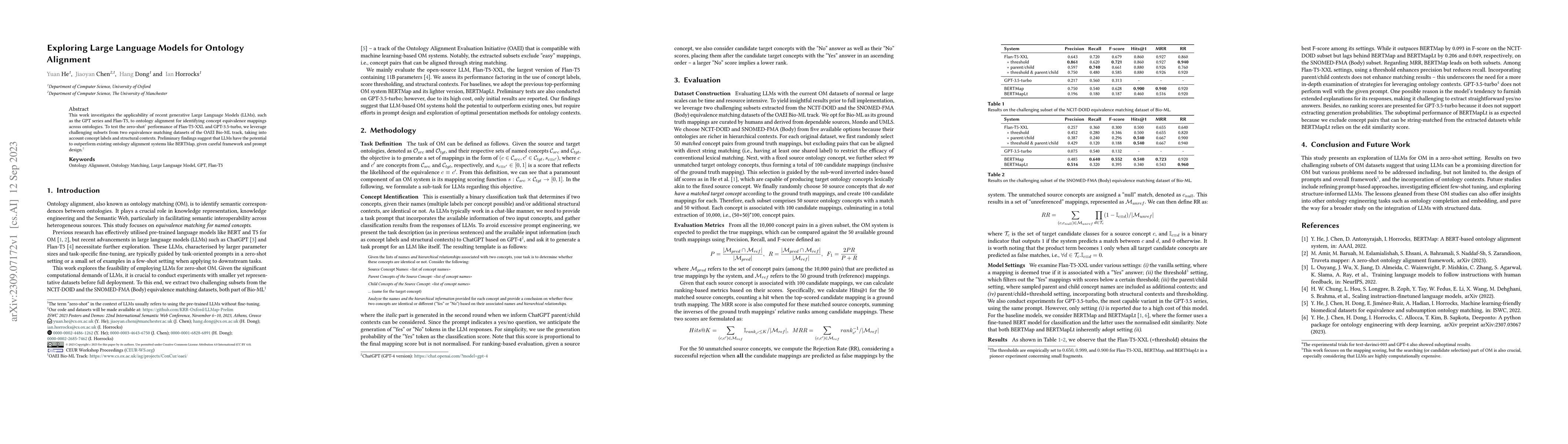 Thumbnail for Exploring Large Language Models for Ontology Alignment