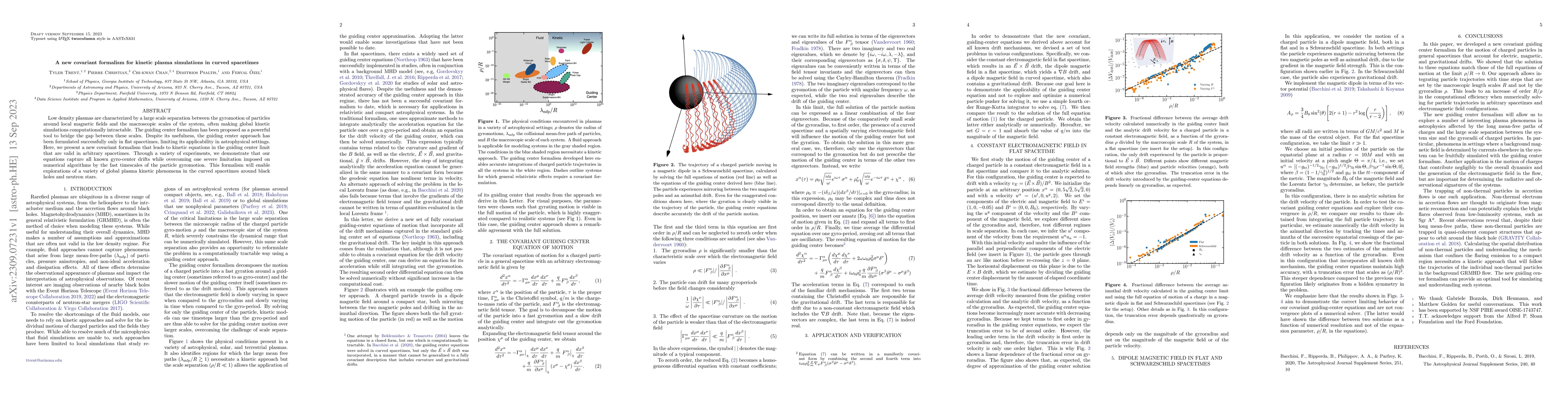 Thumbnail for A new covariant formalism for kinetic plasma simulations in curved
  spacetimes
