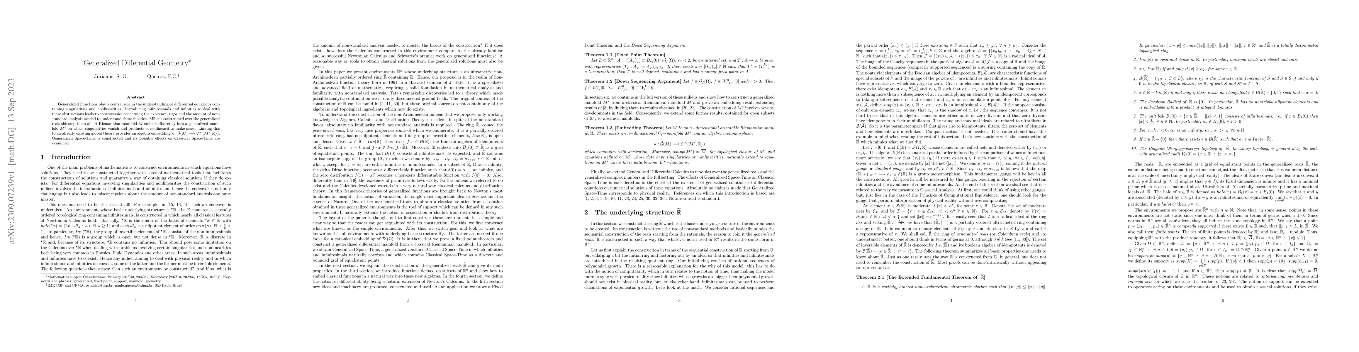 Thumbnail for Generalized Differential Geometry