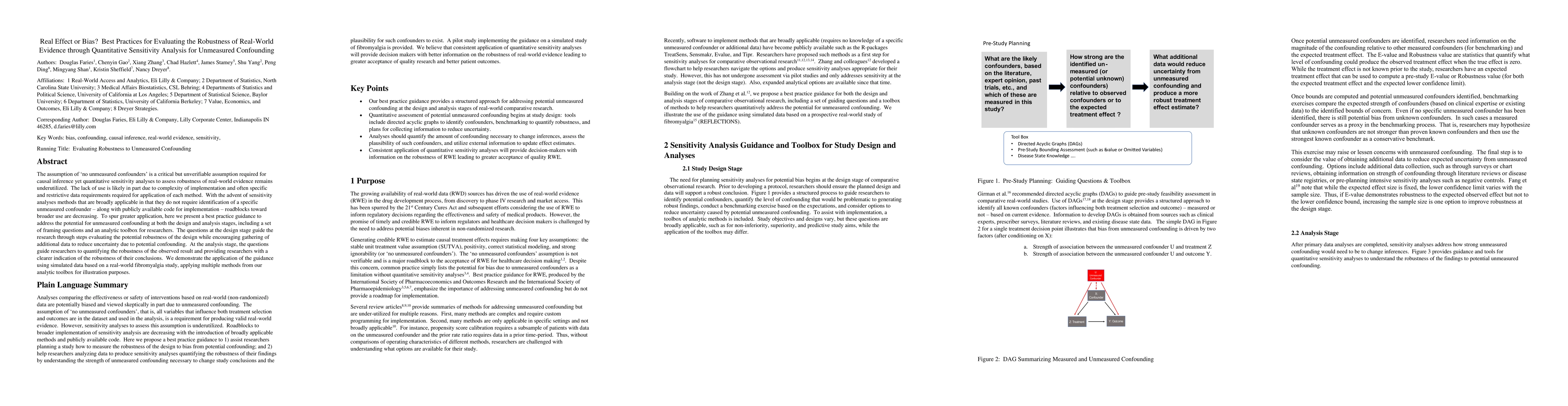Thumbnail for Real Effect or Bias? Best Practices for Evaluating the Robustness of
  Real-World Evidence through Quantitative Sensitivity Analysis for Unmeasured
  Confounding