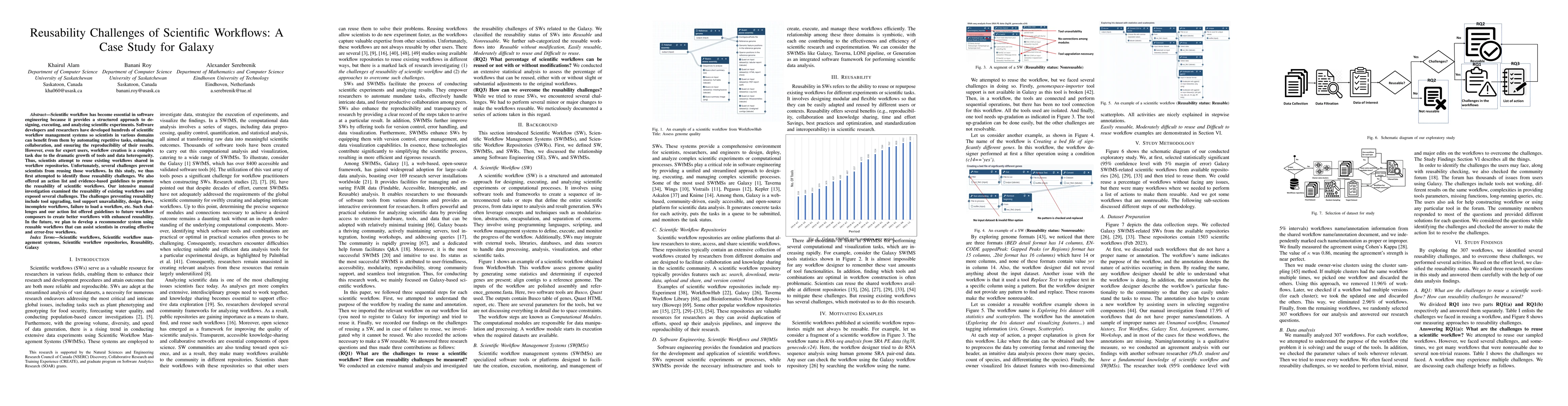 Thumbnail for Reusability Challenges of Scientific Workflows: A Case Study for Galaxy