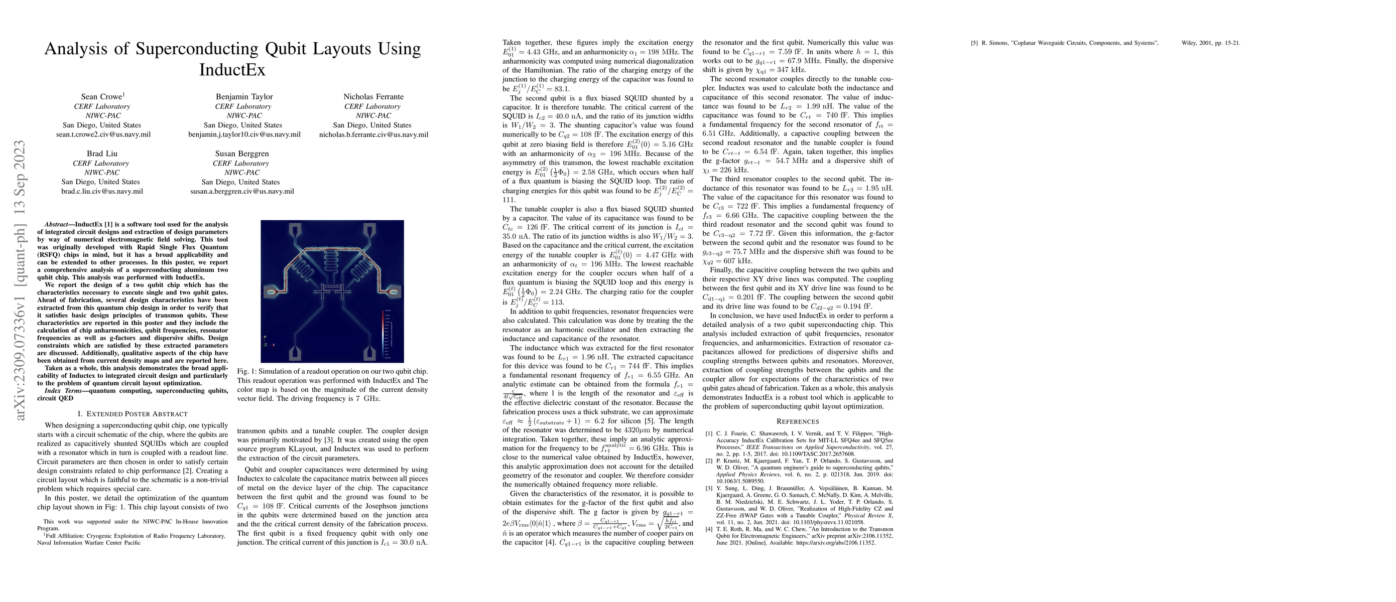 Thumbnail for Analysis of Superconducting Qubit Layouts Using InductEx
