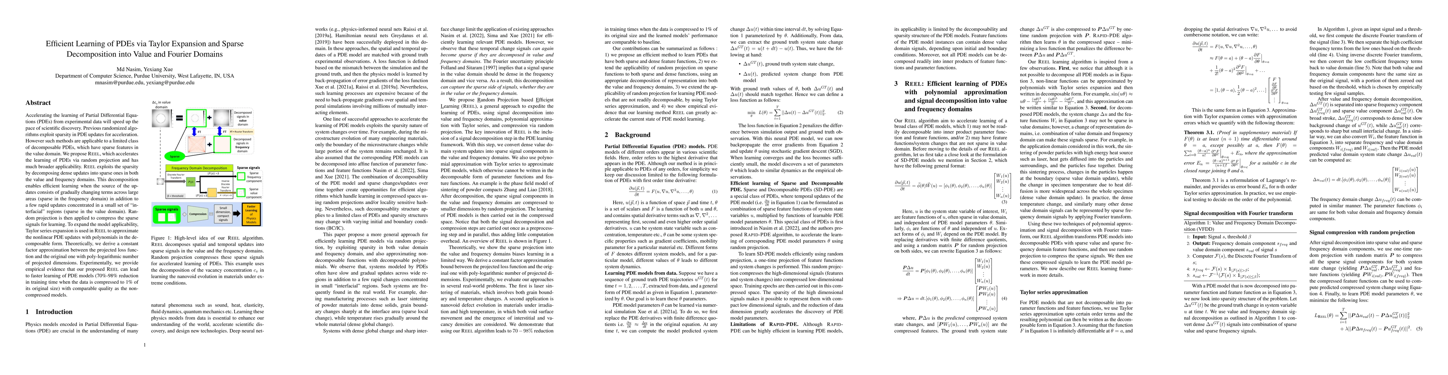 Thumbnail for Efficient Learning of PDEs via Taylor Expansion and Sparse Decomposition
  into Value and Fourier Domains