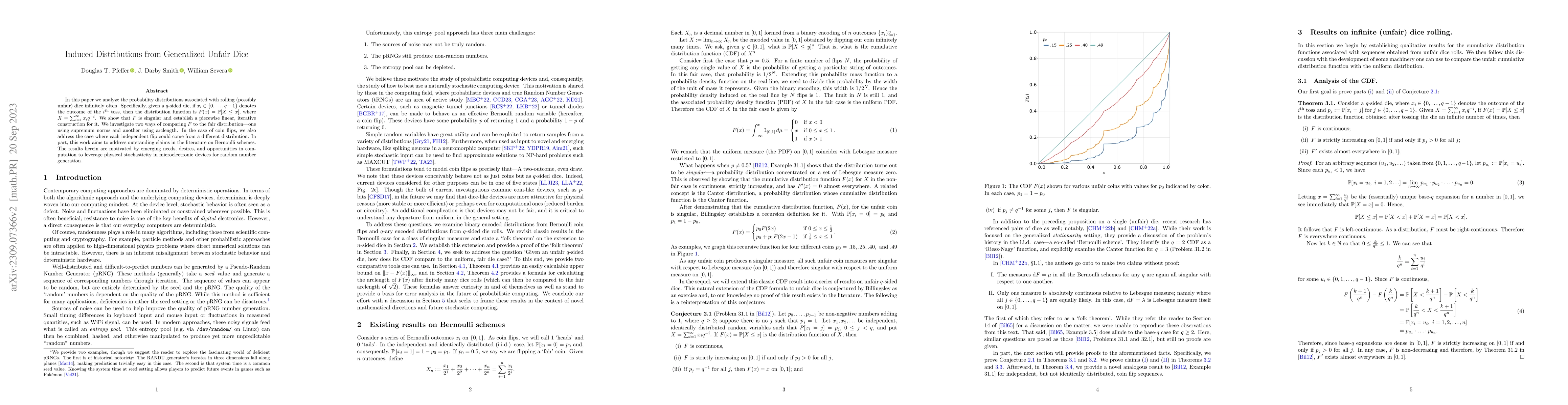 Thumbnail for Induced Distributions from Generalized Unfair Dice