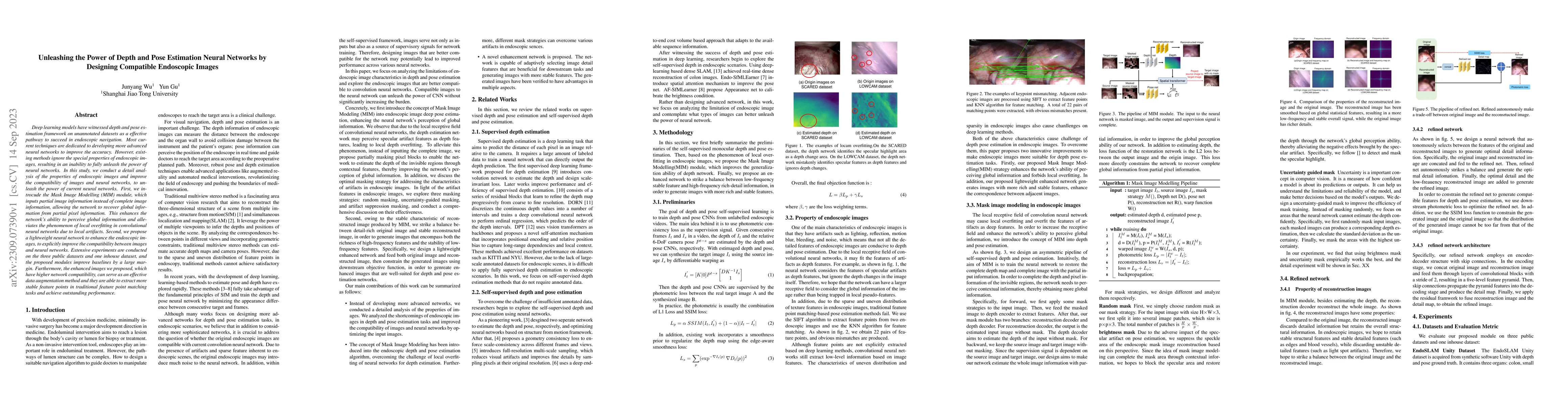 Thumbnail for Unleashing the Power of Depth and Pose Estimation Neural Networks by
  Designing Compatible Endoscopic Images