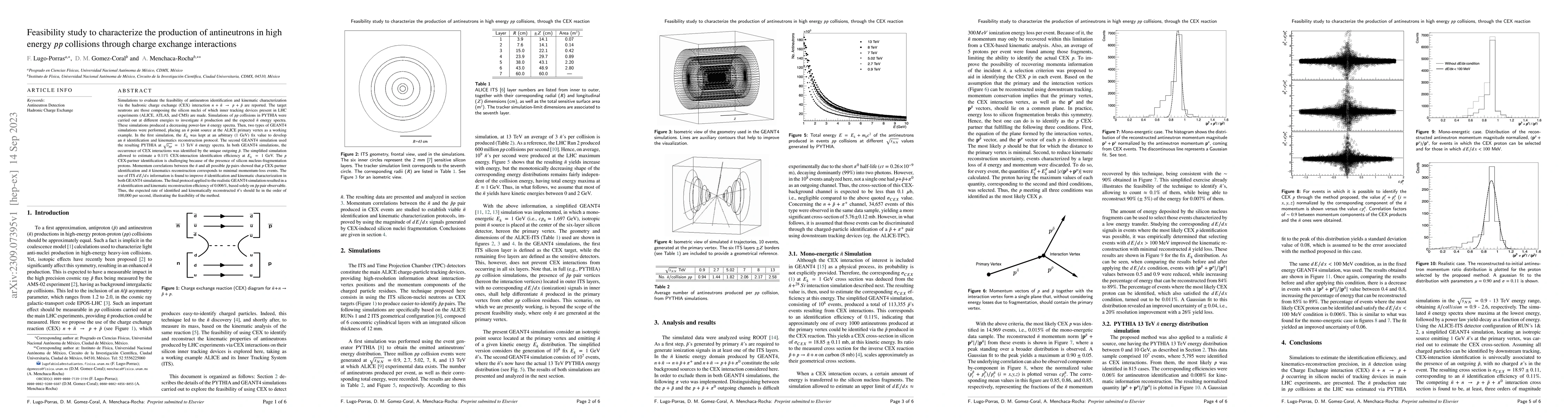 Thumbnail for Feasibility study to characterize the production of antineutrons in high
  energy $pp$ collisions through charge exchange interactions