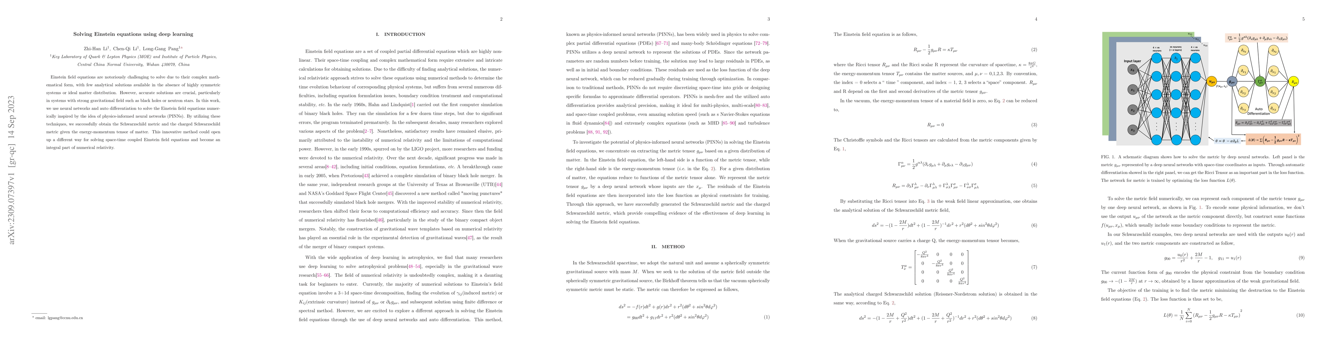 Thumbnail for Solving Einstein equations using deep learning