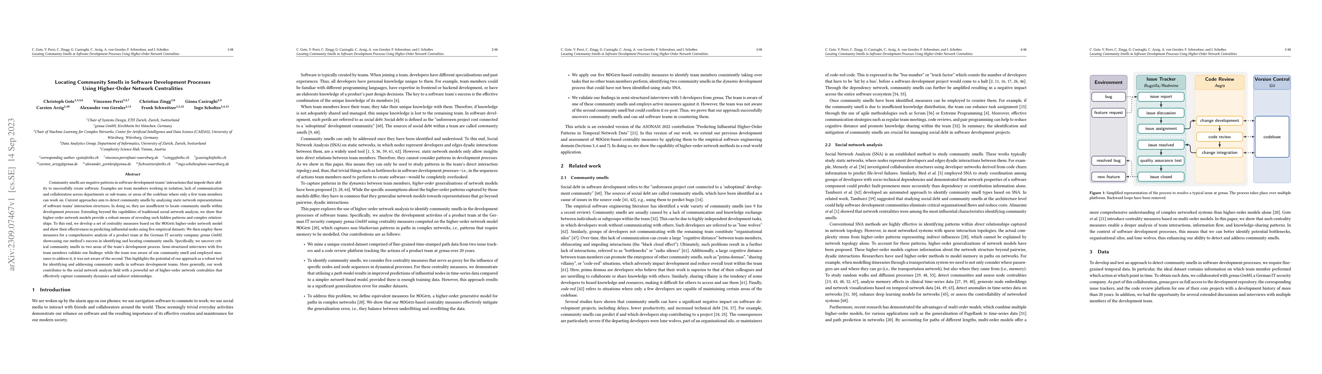 Thumbnail for Locating Community Smells in Software Development Processes Using
  Higher-Order Network Centralities