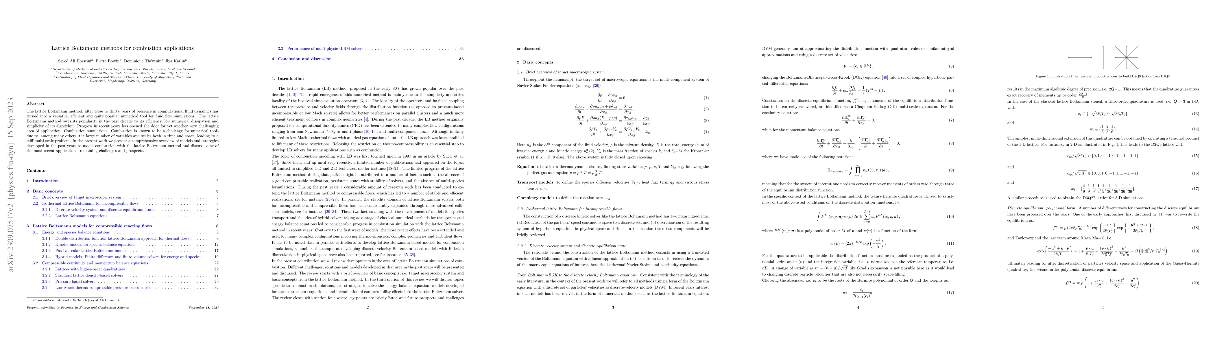 Thumbnail for Lattice Boltzmann methods for combustion applications