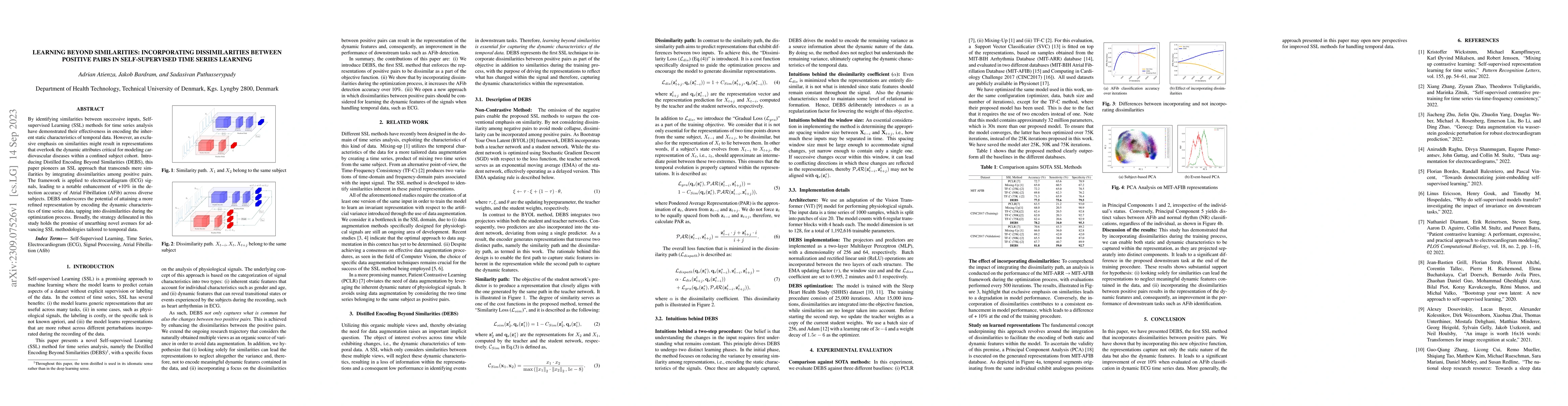 Thumbnail for Learning Beyond Similarities: Incorporating Dissimilarities between
  Positive Pairs in Self-Supervised Time Series Learning