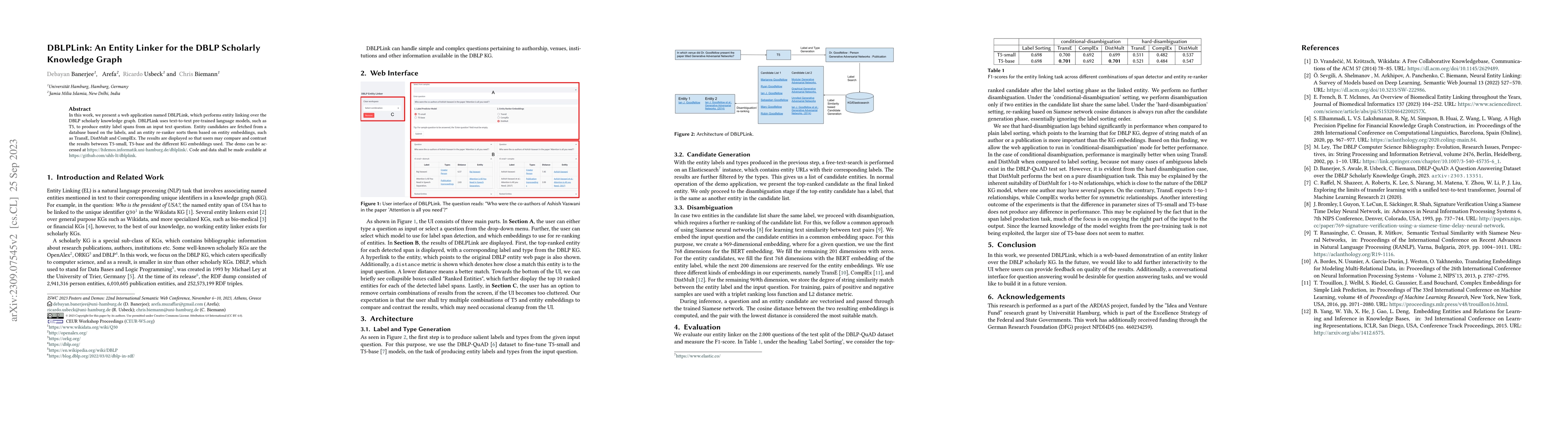 Thumbnail for DBLPLink: An Entity Linker for the DBLP Scholarly Knowledge Graph